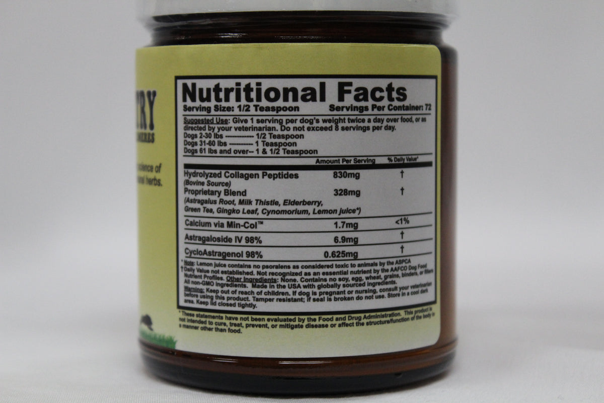 K9-Telometry - Telomere Focused Anti-Aging Supplement for Dogs