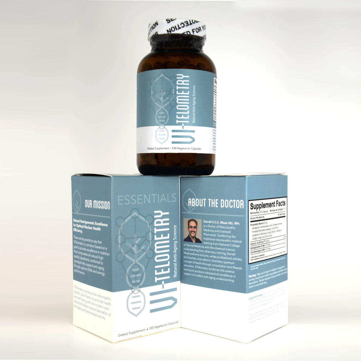 VI-Telometry Essentials - Telomere Focused Anti-Aging Science Supplement